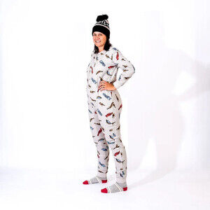 Drake General Store Unisex Birds Camp sleeping Jumpsuit size XL